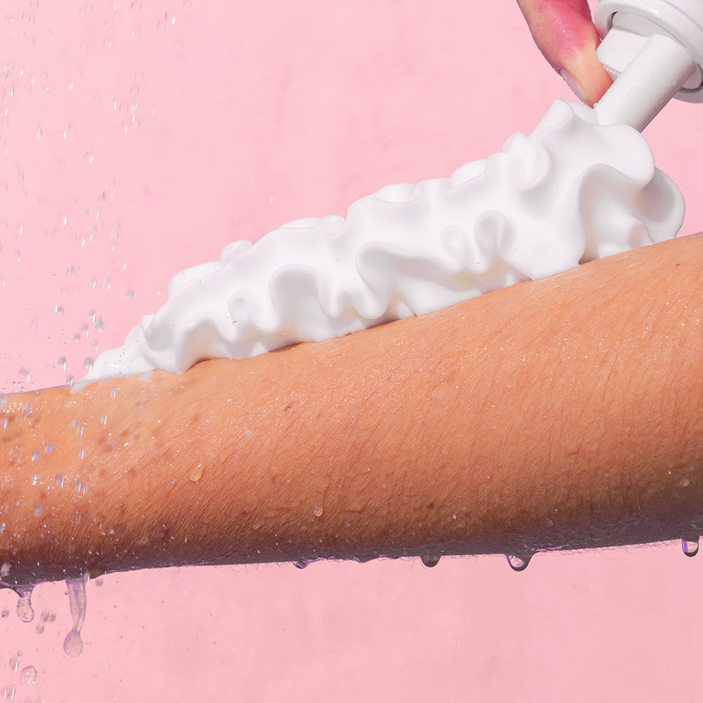 Candy Cane Shower Foam